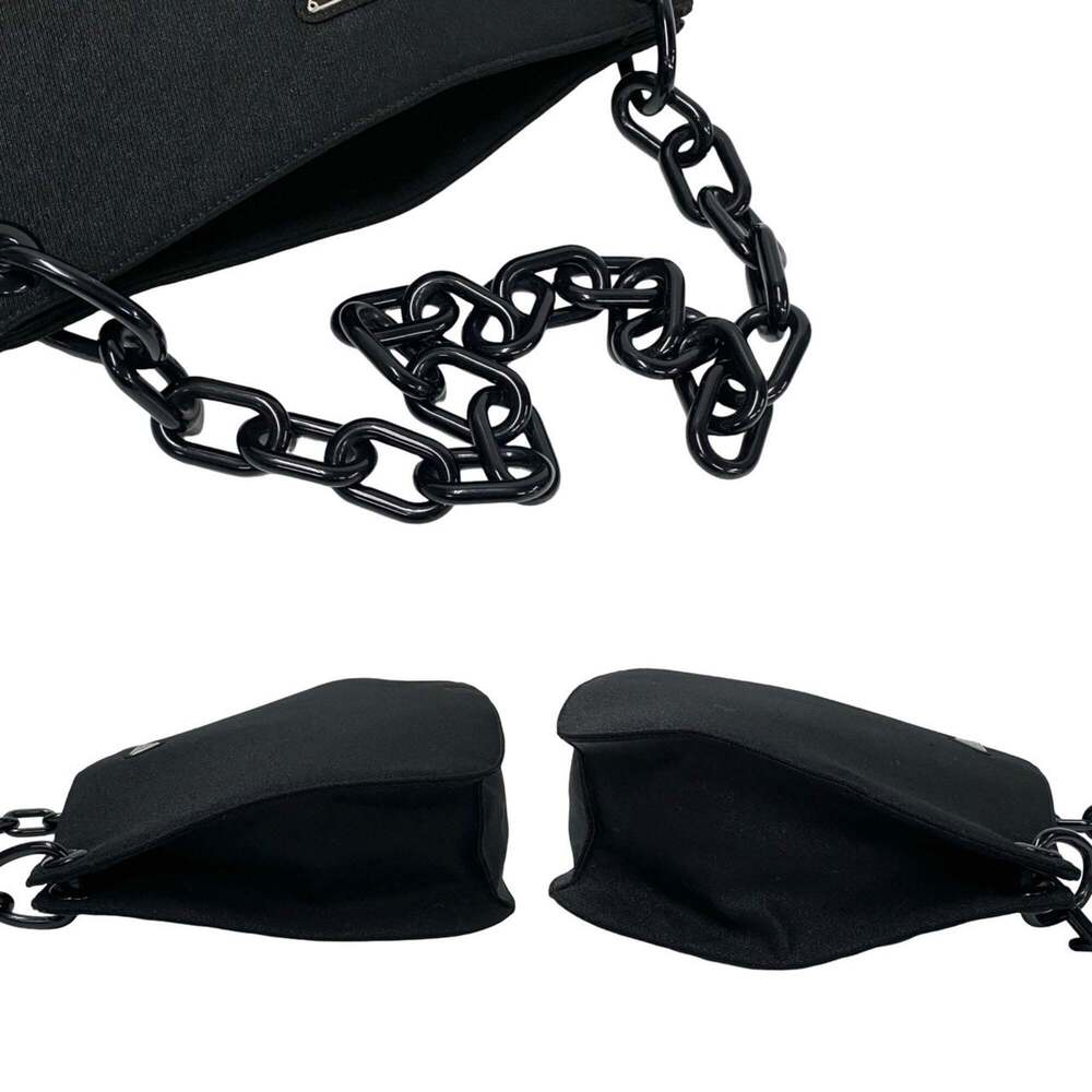 PRADA Black Canvas Shoulder Bag - Picture 5 of 9